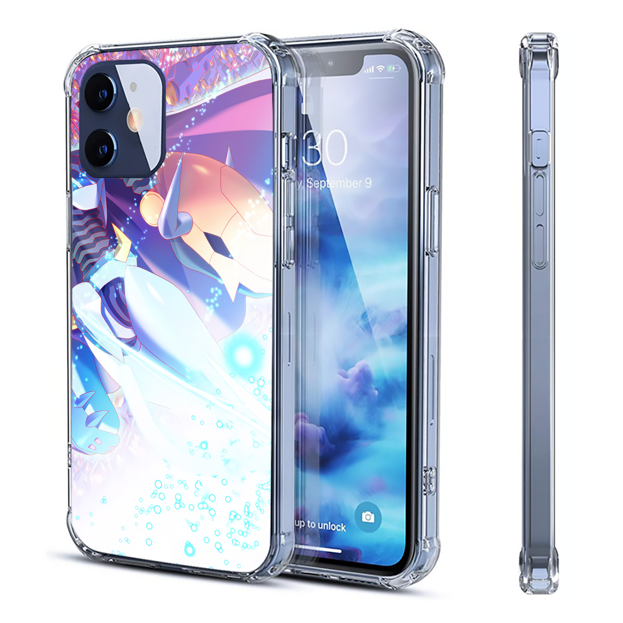 （画像用） Digimon デジタルモンスター/デジモン 【iPhone 12シリーズ対応】透明スマホケース（クリアソフトケース）